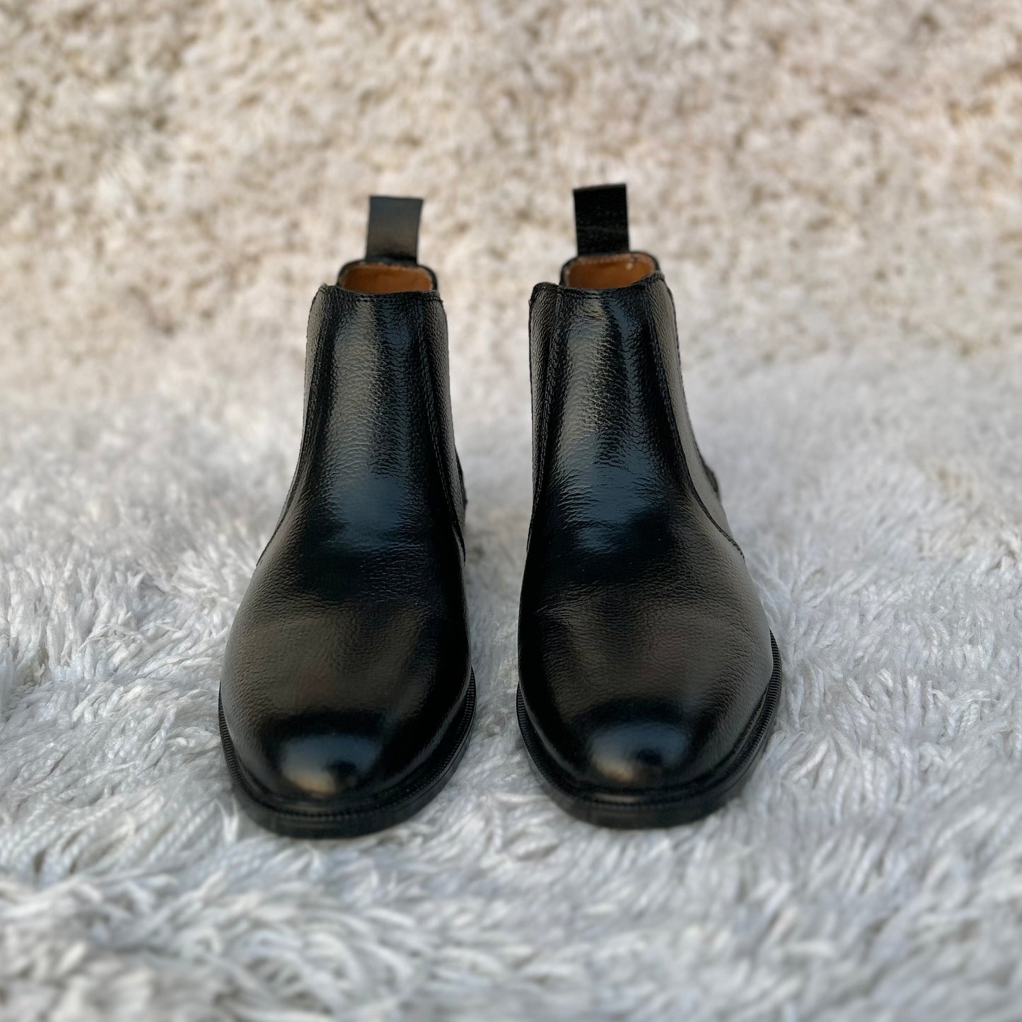 Men’s Premium Chelsea Leather Boots – Black & Brown | Affordable Genuine Leather Slip-On Boots