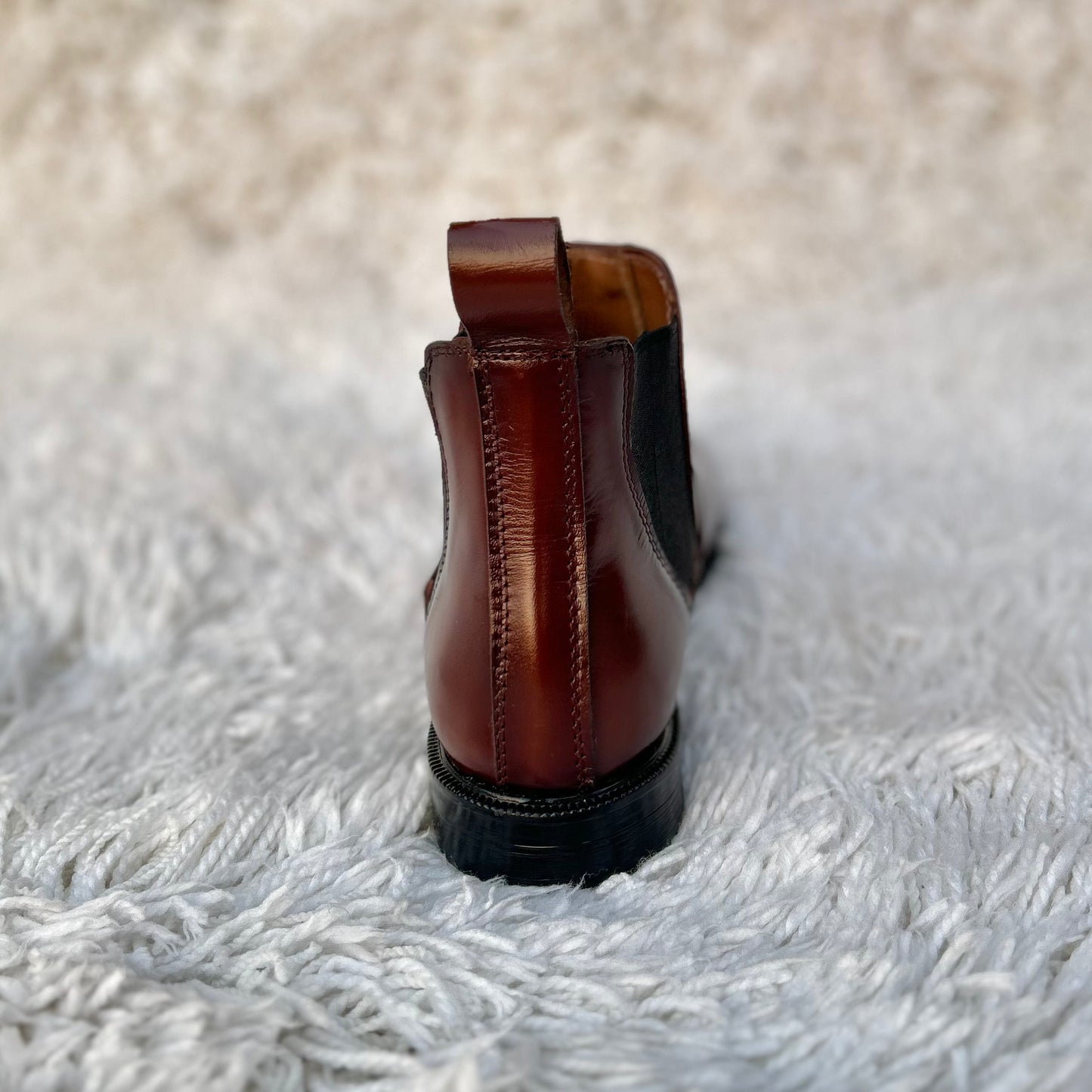 Men’s Premium Chelsea Leather Boots – Black & Brown | Affordable Genuine Leather Slip-On Boots